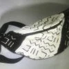 Tidal Cool Mudcloth Hip Bag In Black And White Design