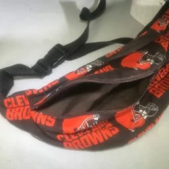 Tidal Cool Belts, Hats And Accessories Cleveland Browns Hip Bag With Logos In Orange And Brown