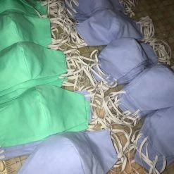 Tidal Cool Cotton Fabric Face Mask