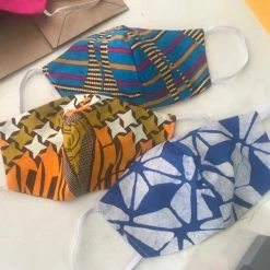 Tidal Cool Cotton Fabric Face Mask